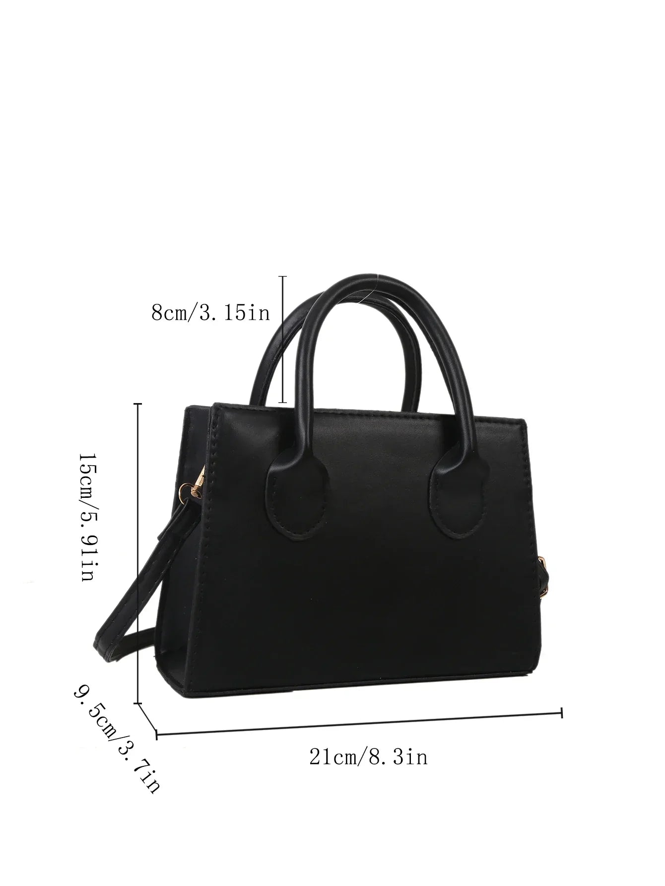 Naferio - veganskt läder mini crossbodyväska