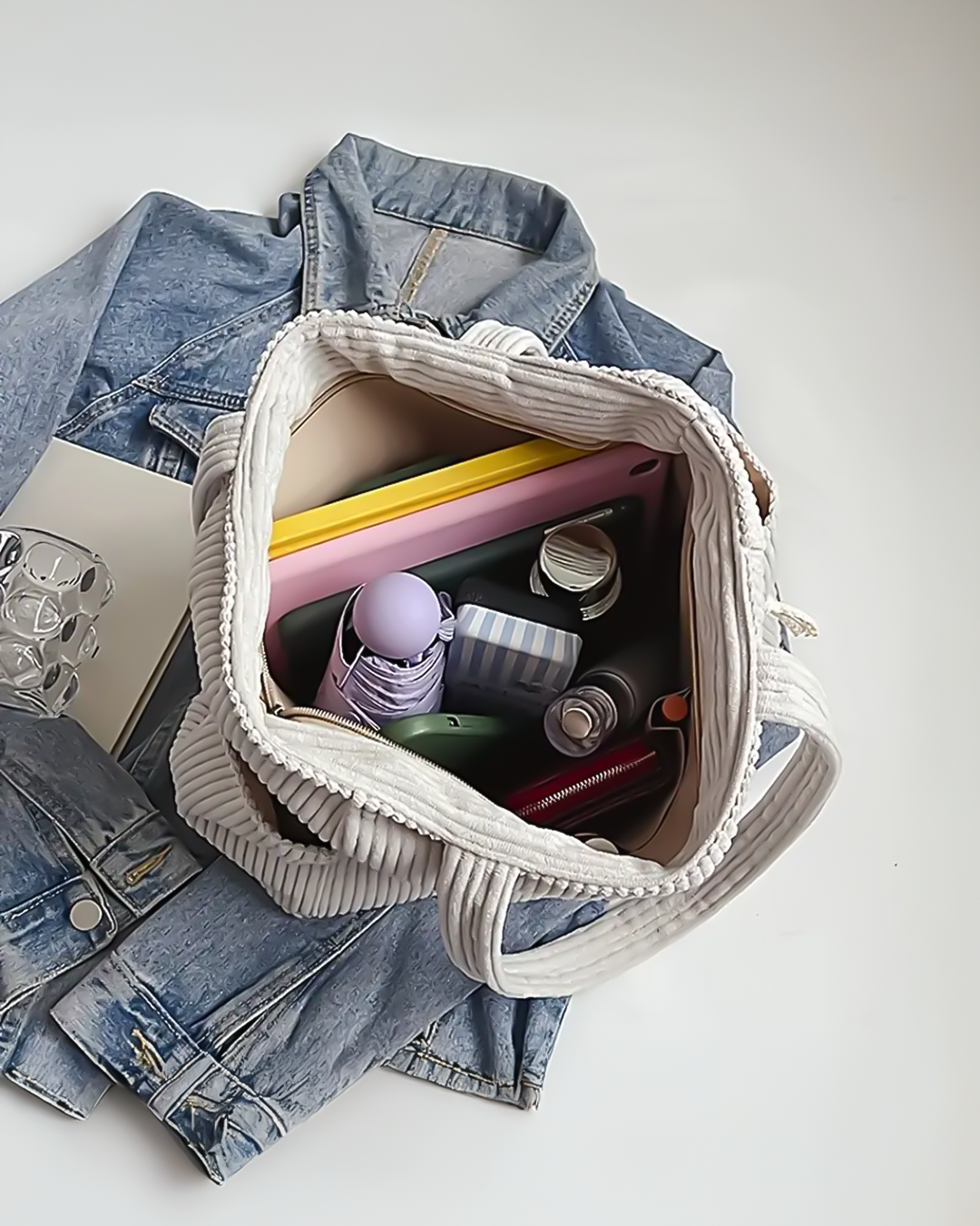 Naferio - Corduroy toteväska