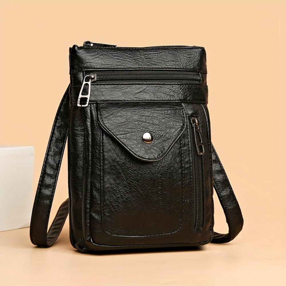 Naferio - veganskt läder crossbody-axelväska