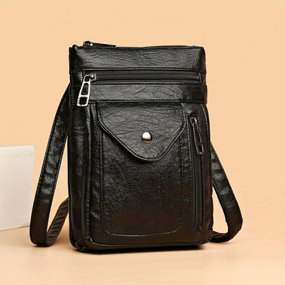 Naferio - veganskt läder crossbody-axelväska