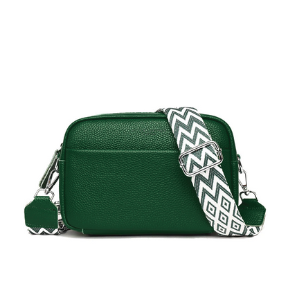 Naferio - kornat läder crossbodyväska