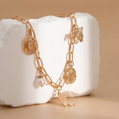 Gyllene Prairie Charms-choker