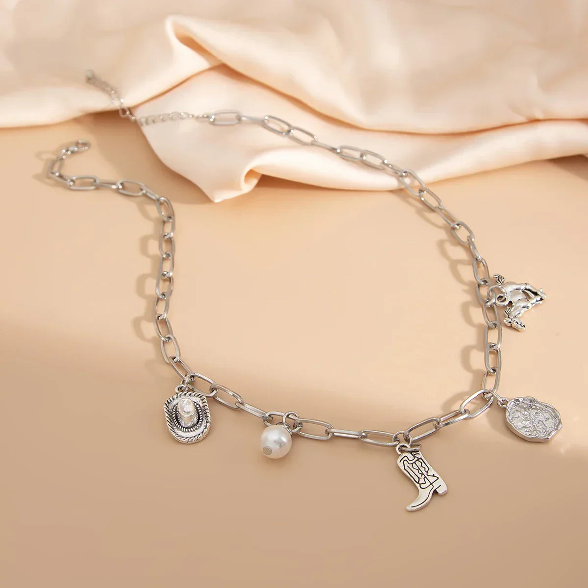 Gyllene Prairie Charms-choker