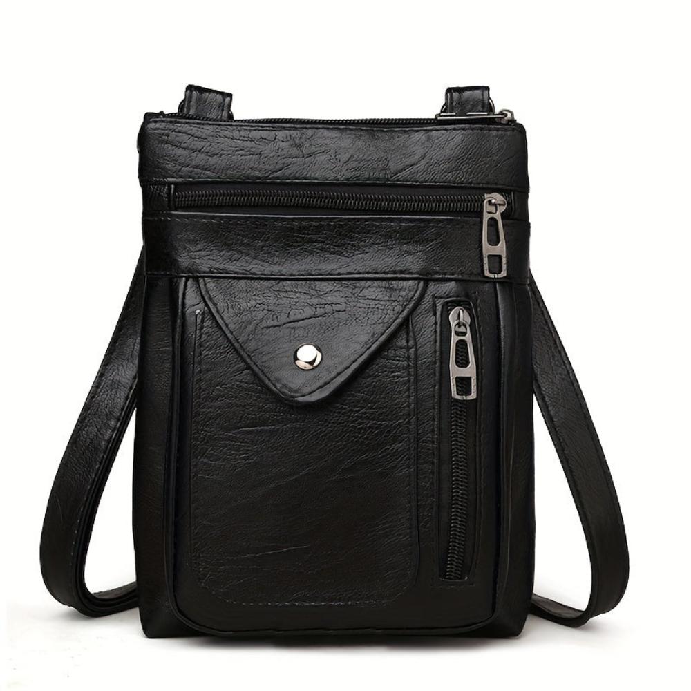 Naferio - veganskt läder crossbody-axelväska