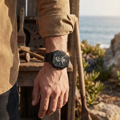 Järnklädd kronograf